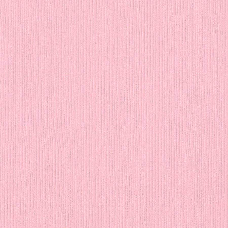 Bazzill - Grass Cloth - Berry Blush 12x12" rosa kartong