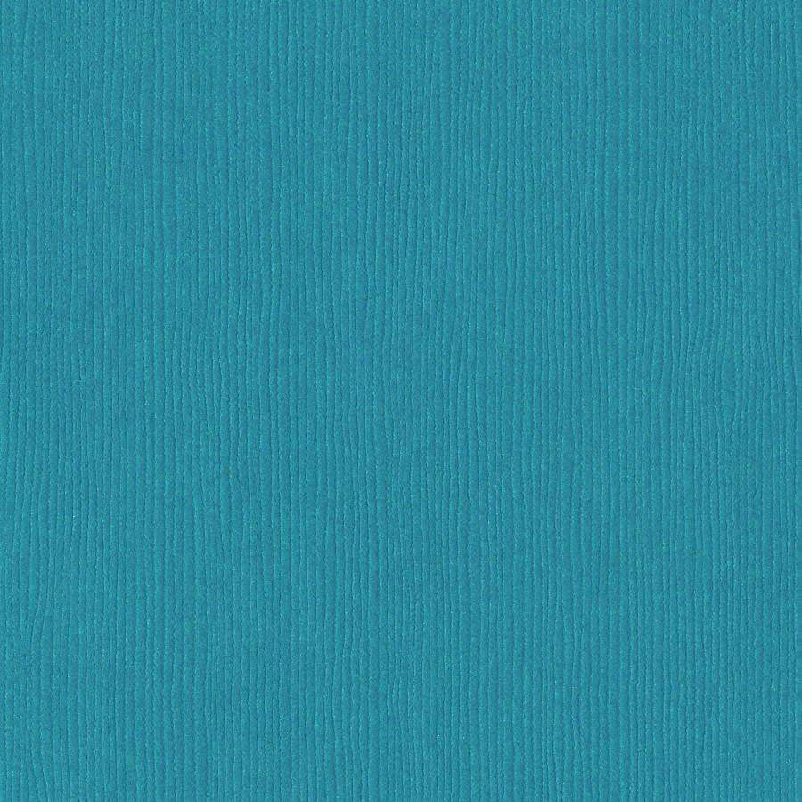 Bazzill Grass Cloth 12 x 12 Blue Oasis blå kartong