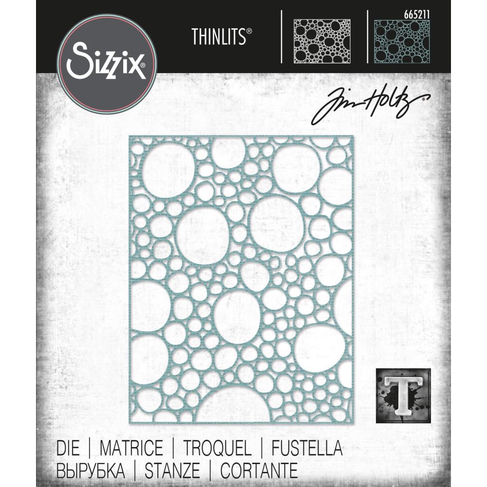 Sizzix - Tim Holtz Alterations - Thinlits - Bubbling