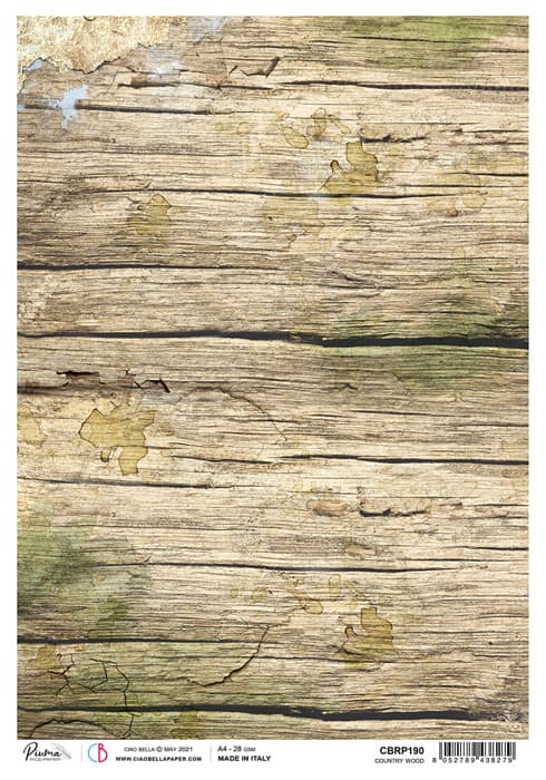 Ciao Bella - Aesop's Fables - Country Wood - Rice Paper A4