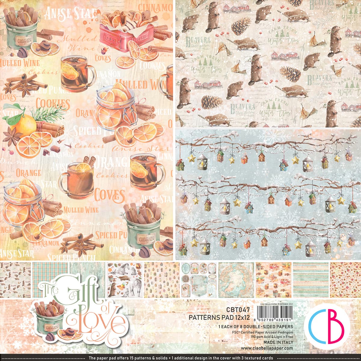 Ciao Bella - The gift of love - Paper Pack   (8) 12 x 12"