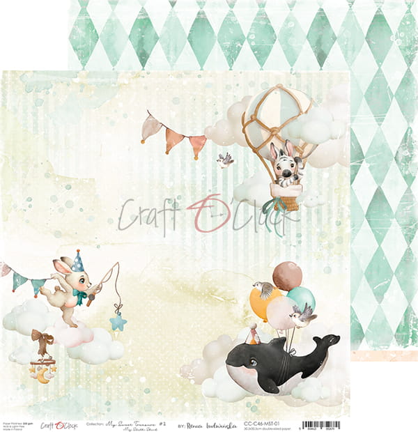 Craft O'Clock - My Sweet Treasure  - Paper Pack -  12 x 12"