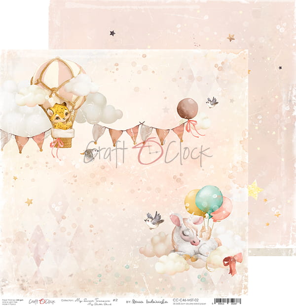 Craft O'Clock - My sweet treasure  - Paper Pack -  6 x 6"