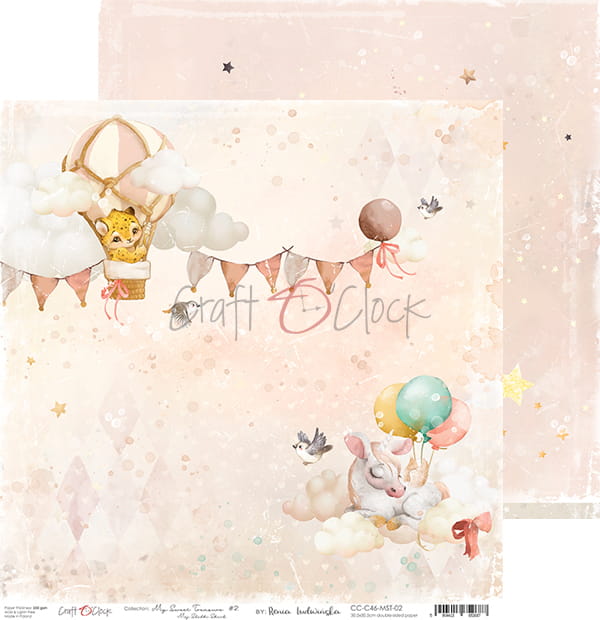 Craft O'Clock - My sweet treasure - Paper Pack -  8 x 8"