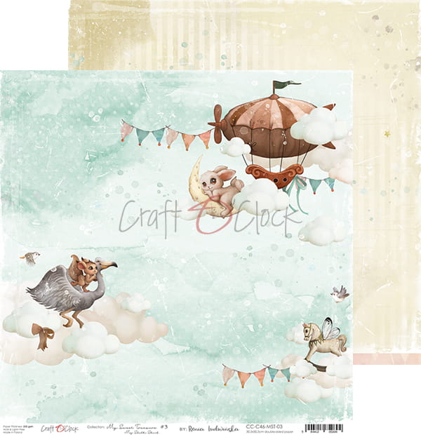 Craft O'Clock - My sweet treasure  - Paper Pack -  6 x 6"