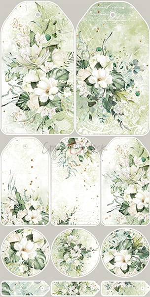 Craft O'Clock - Greenery invitation - Flowers Extras Set