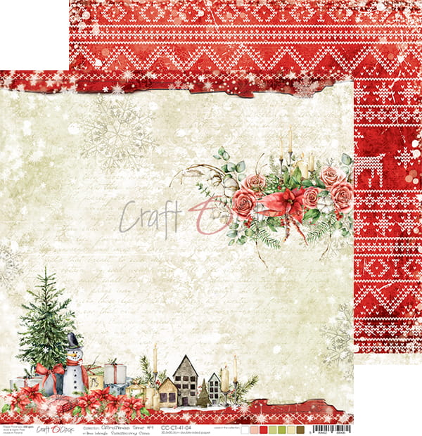 Craft O'Clock - Christmas time - 04 -  12 x 12"