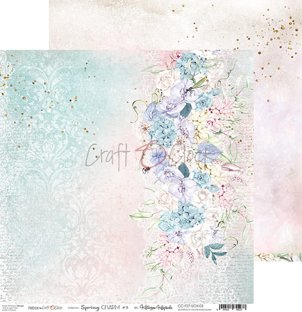 Craft O'Clock - Spring charm - Paper Pack -  12 x 12"