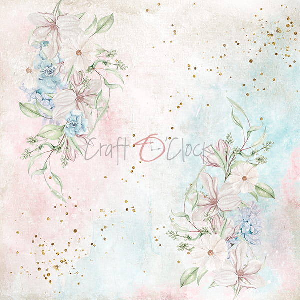 Craft O'Clock - Spring charm - Paper Pack -  6 x 6"