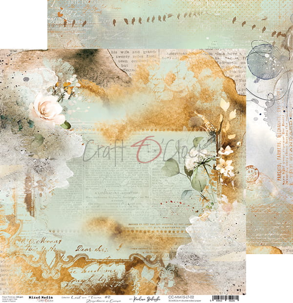 Craft O'Clock - Lost in Time  - Paper Pack -  6 x 6"
