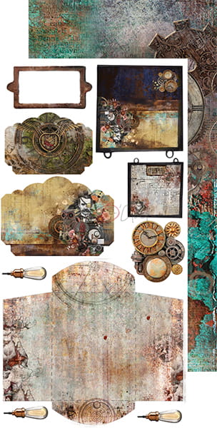 Craft O'Clock - Wings of freedom - Junk Journal extras set