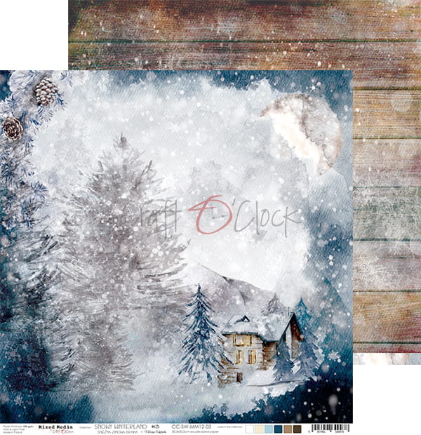 Craft O'Clock - Snowy Winterland - 03 -  12 x 12"