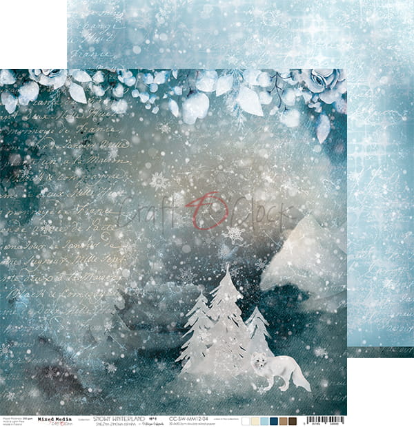 Craft O'Clock - Snowy Winterland - 04 -  12 x 12"