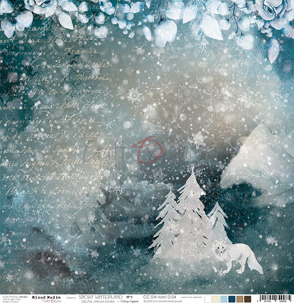 Craft O'Clock - Snowy Winterland - 04 -  12 x 12"