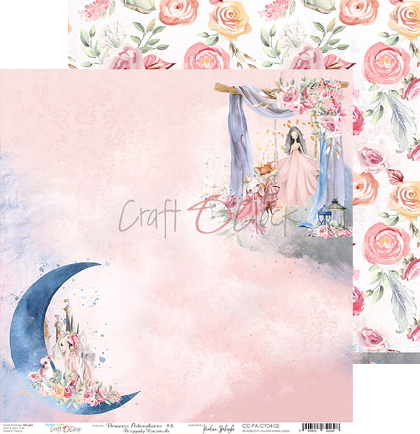 Craft O'Clock - Princess Adventures  - Paper Pack -  12 x 12"