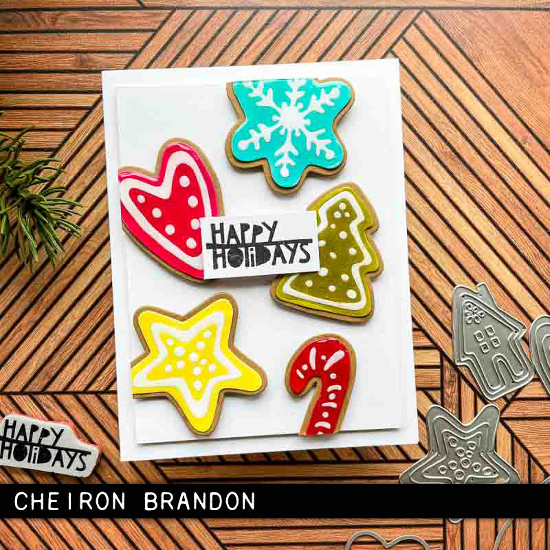 Sizzix - Tim Holtz Alterations - Thinlits - Christmas Cookies