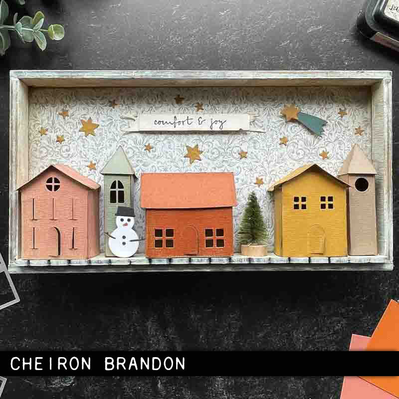 Sizzix - Tim Holtz Alterations - Thinlits - Tiny Paper Village 2