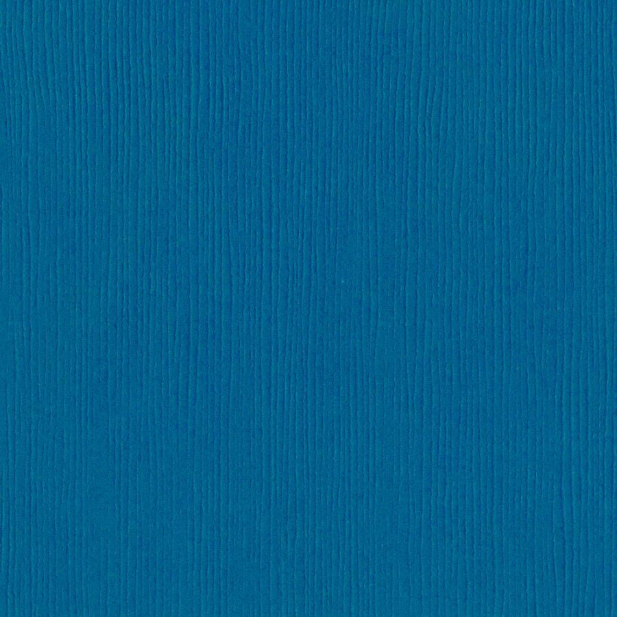 Bazzill - Grass cloth - Classic Blue 12x12" blå kartong