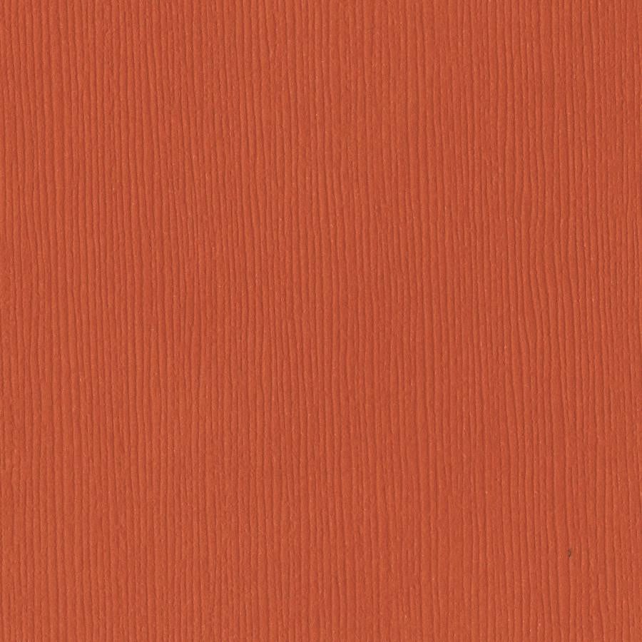 Bazzill - Grass Cloth - Classic Orange 12x12" oransje kartong