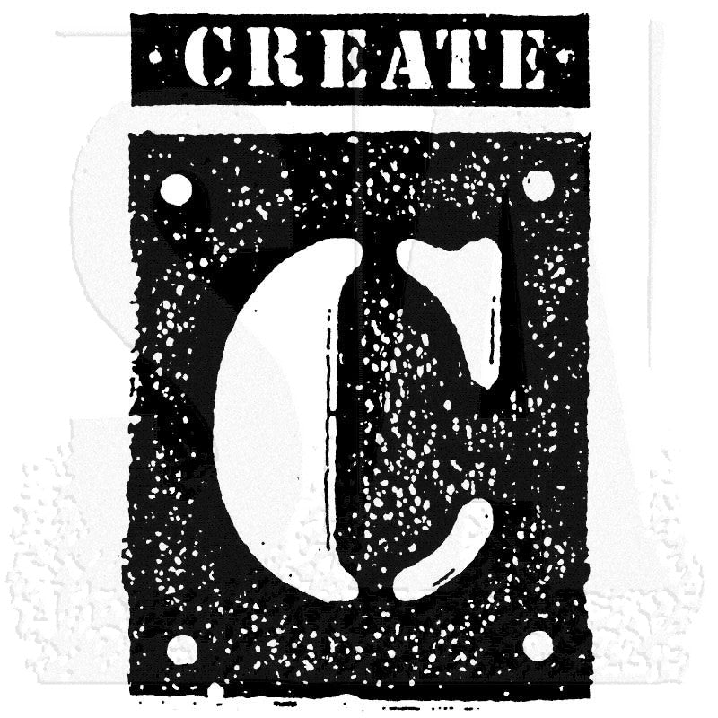 Stampers Anonymous - Wood Mounted Stamp - Create