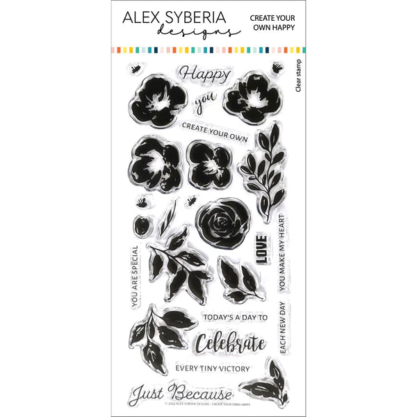 Alex Syberia Designs - Clear stamps - Create your own happy