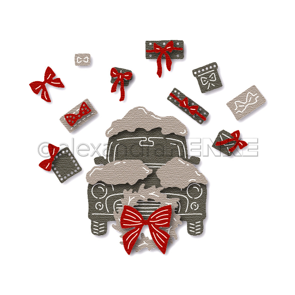 Alexandra Renke - Dies - Car with Snow and Presents
