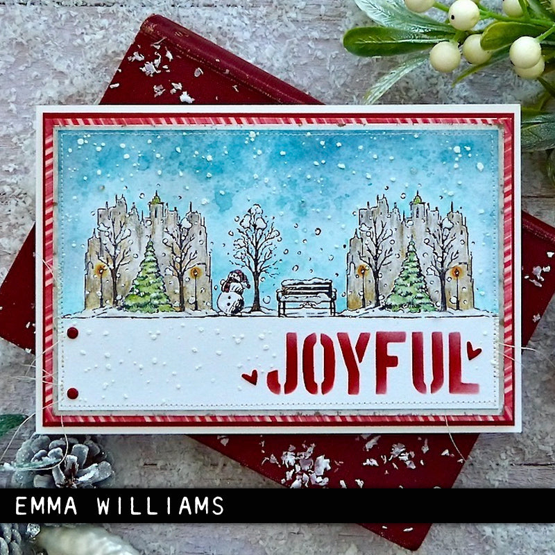 Tim Holtz Collection - Cling Stamps - Holiday Sketchbook