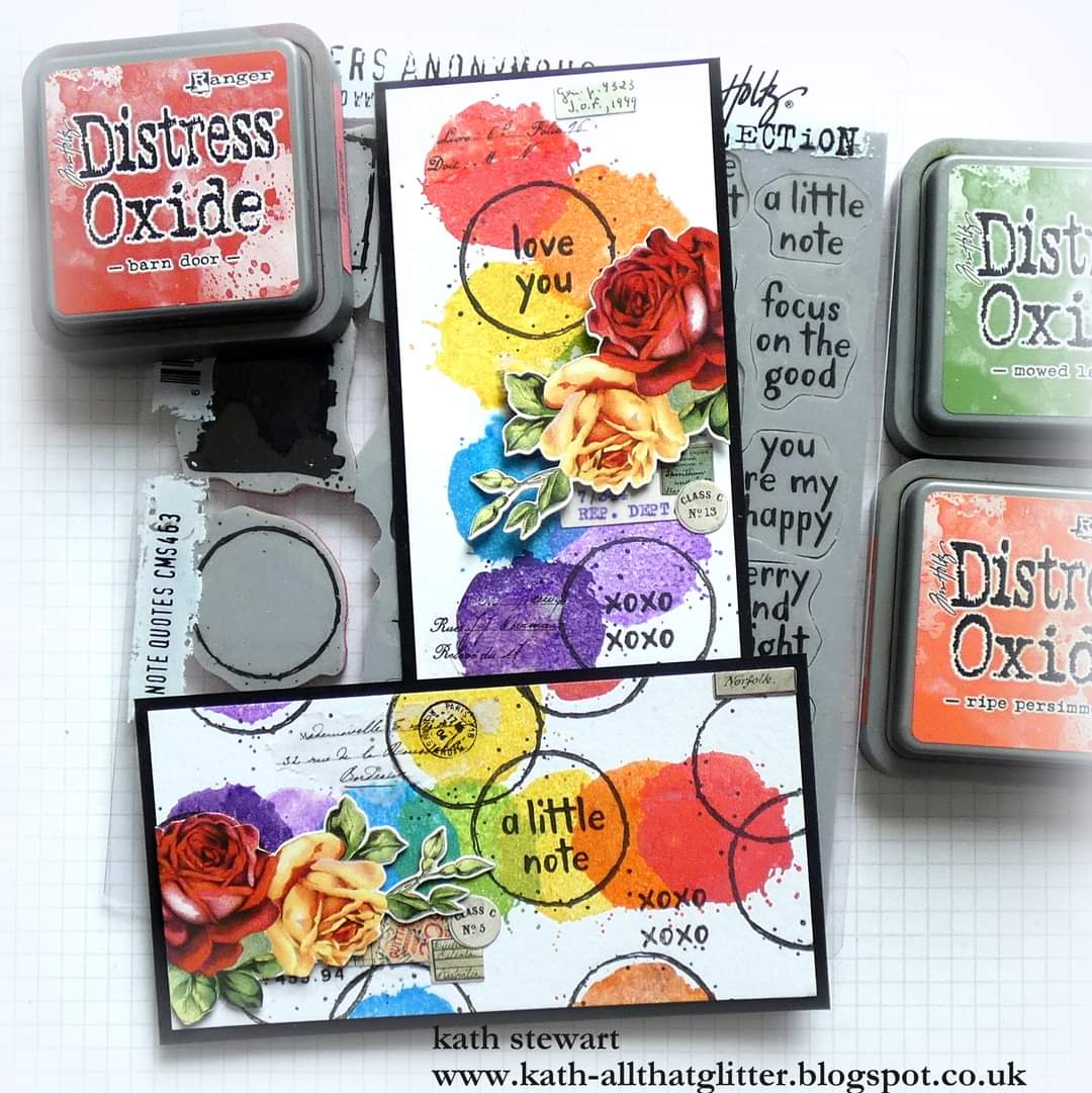 Tim Holtz Collection - Cling Stamps - Note Quotes