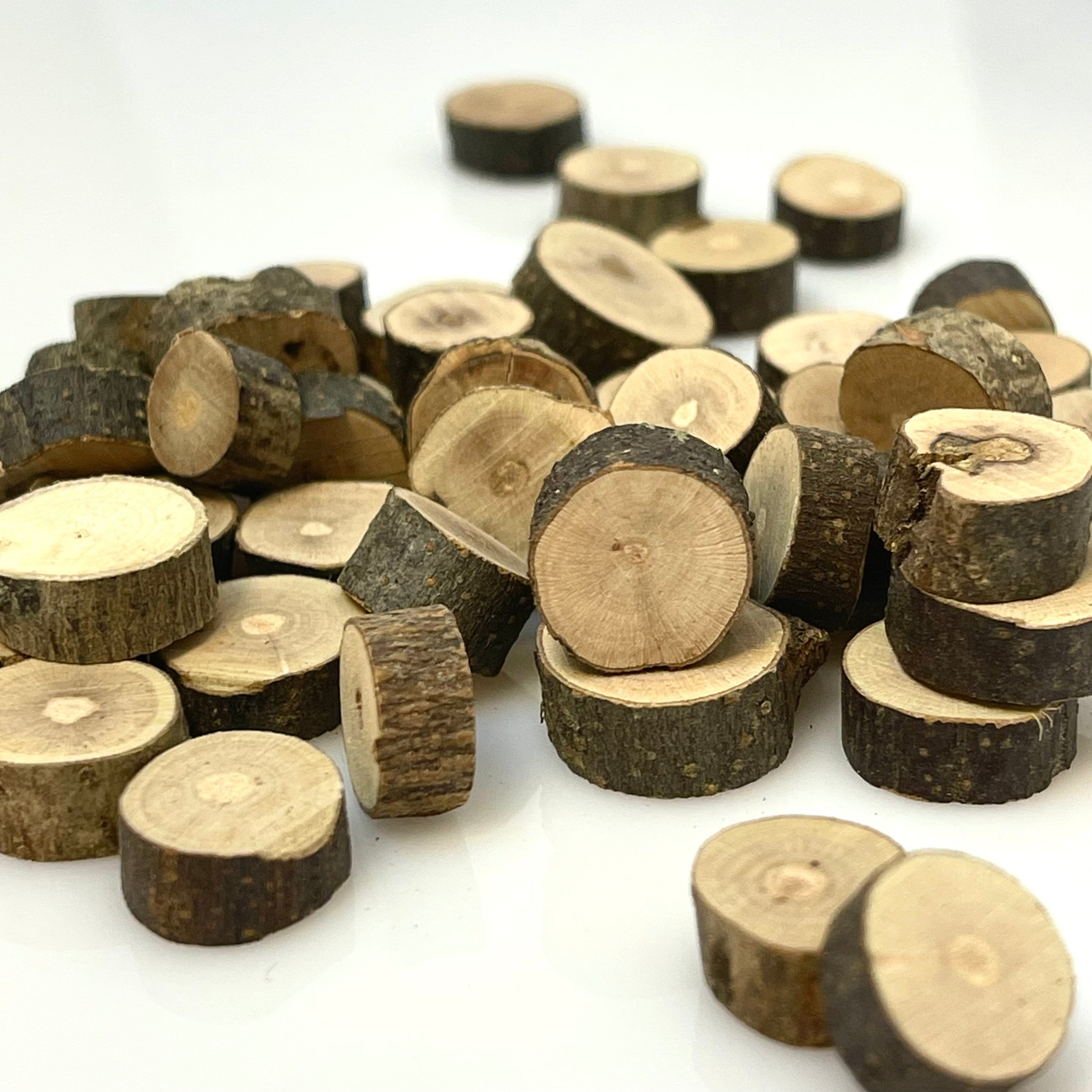 Tredekor -  Mini Wood Slices/Treskiver - 35 gram