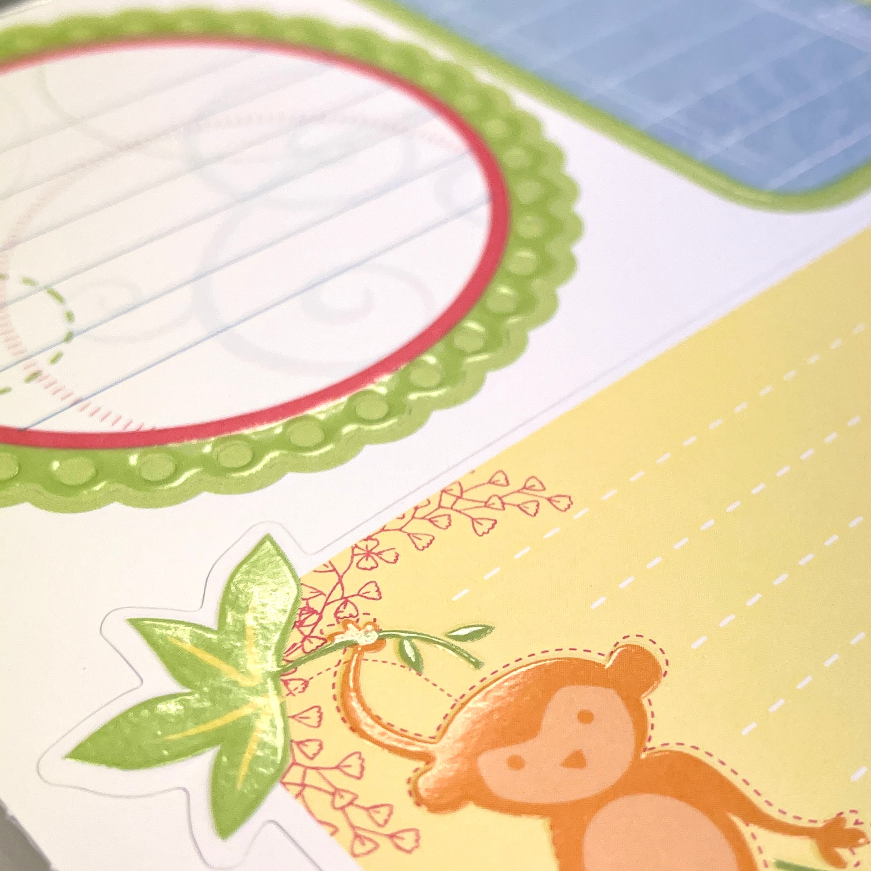 LYB - Baby Safari Boy - Journaling Pieces Cardstock Stickers