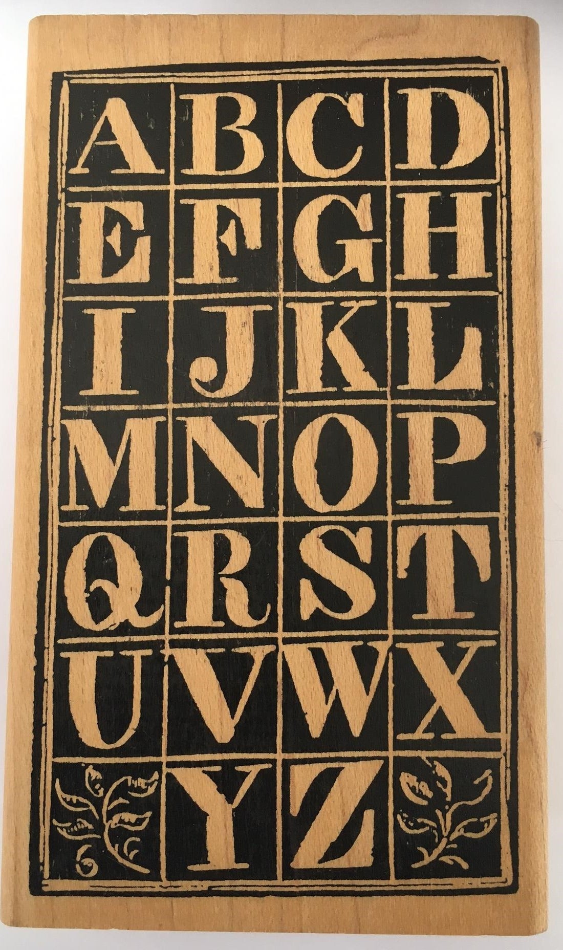 Stampers Anonymous - Wood Mounted Stamp - Alphabet