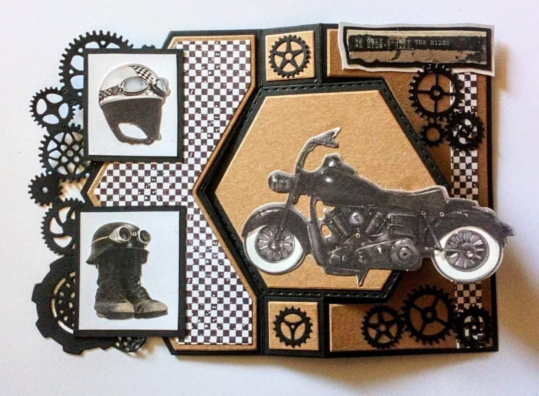 Studiolight - Dies - Vintage Treasures  - Card Shape Industrial