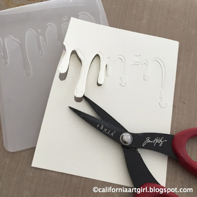 Sizzix - Tim Holtz Alterations - Dripping - Embossing Folders
