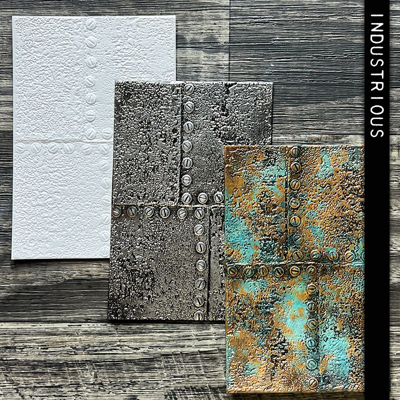 Tim Holtz Alterations - Texture Fades Embossing Folder - 3D - Industrious