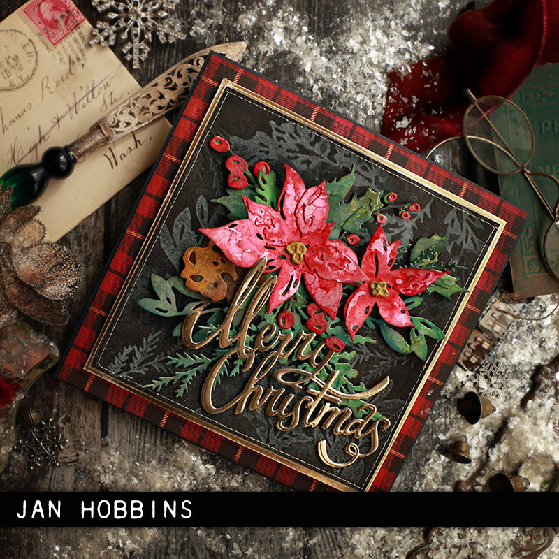 Sizzix - Tim Holtz Alterations - Thinlits - Festive Bouquet