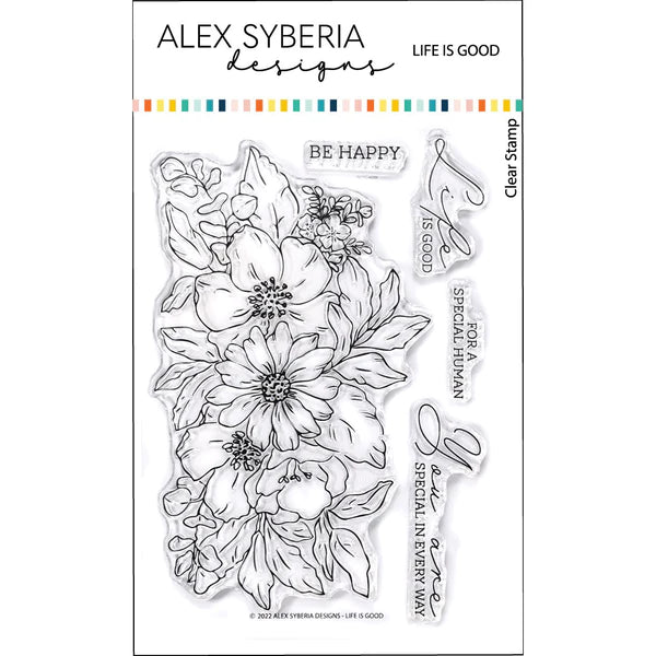 Alex Syberia Designs - Clear stamps - Life is good