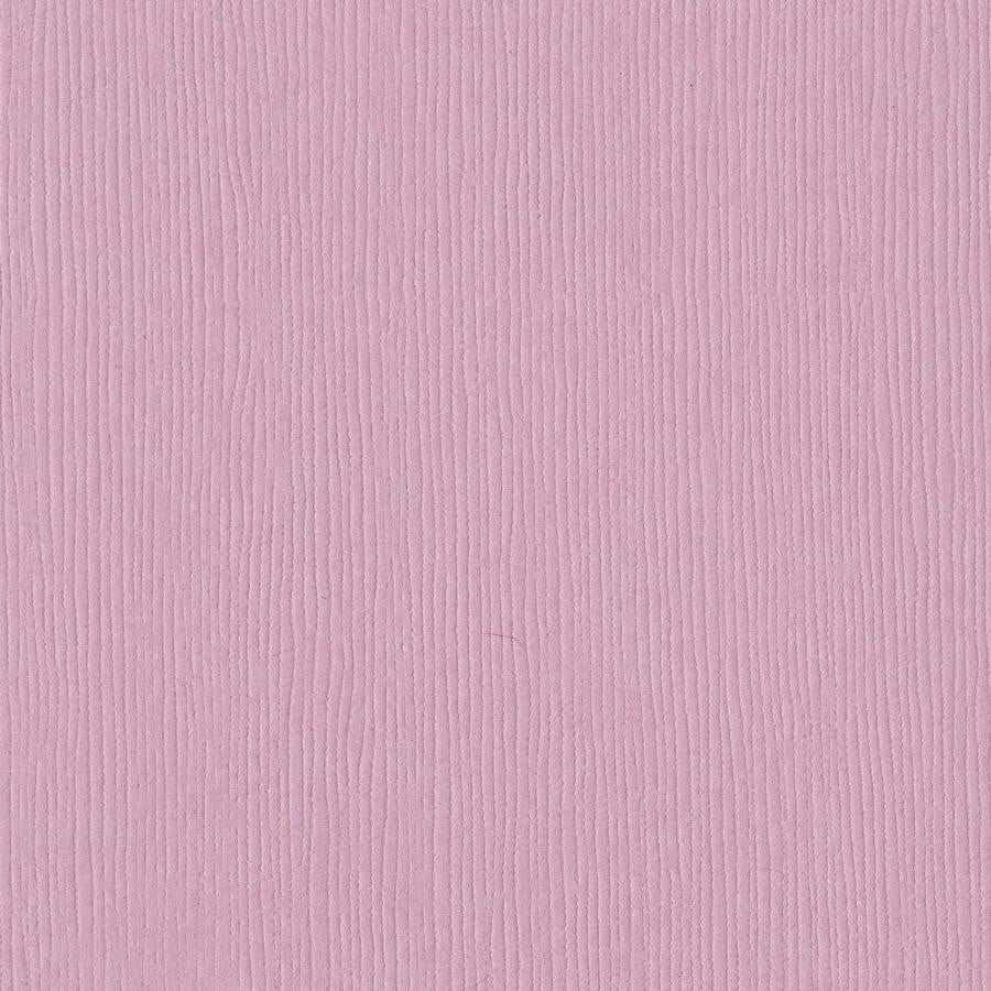 Bazzill - Grass Cloth - Mauve Ice 12x12" rosa kartong