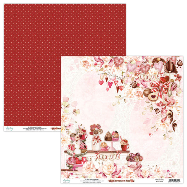 Mintay Papers - Chocolate Kiss - Paper Pack  - 12 x 12"