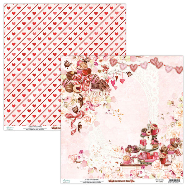 Mintay Papers - Chocolate Kiss - Paper Pack  - 12 x 12"