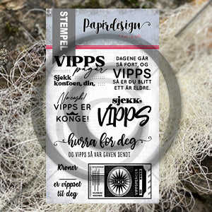 Papirdesign - Clear stamps - Vipps 2