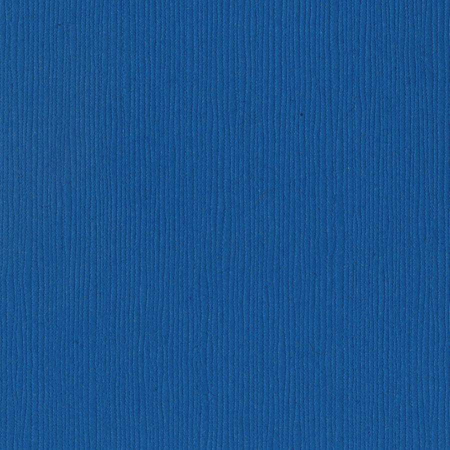 Bazzill - Canvas - North Sea 12x12" blå kartong
