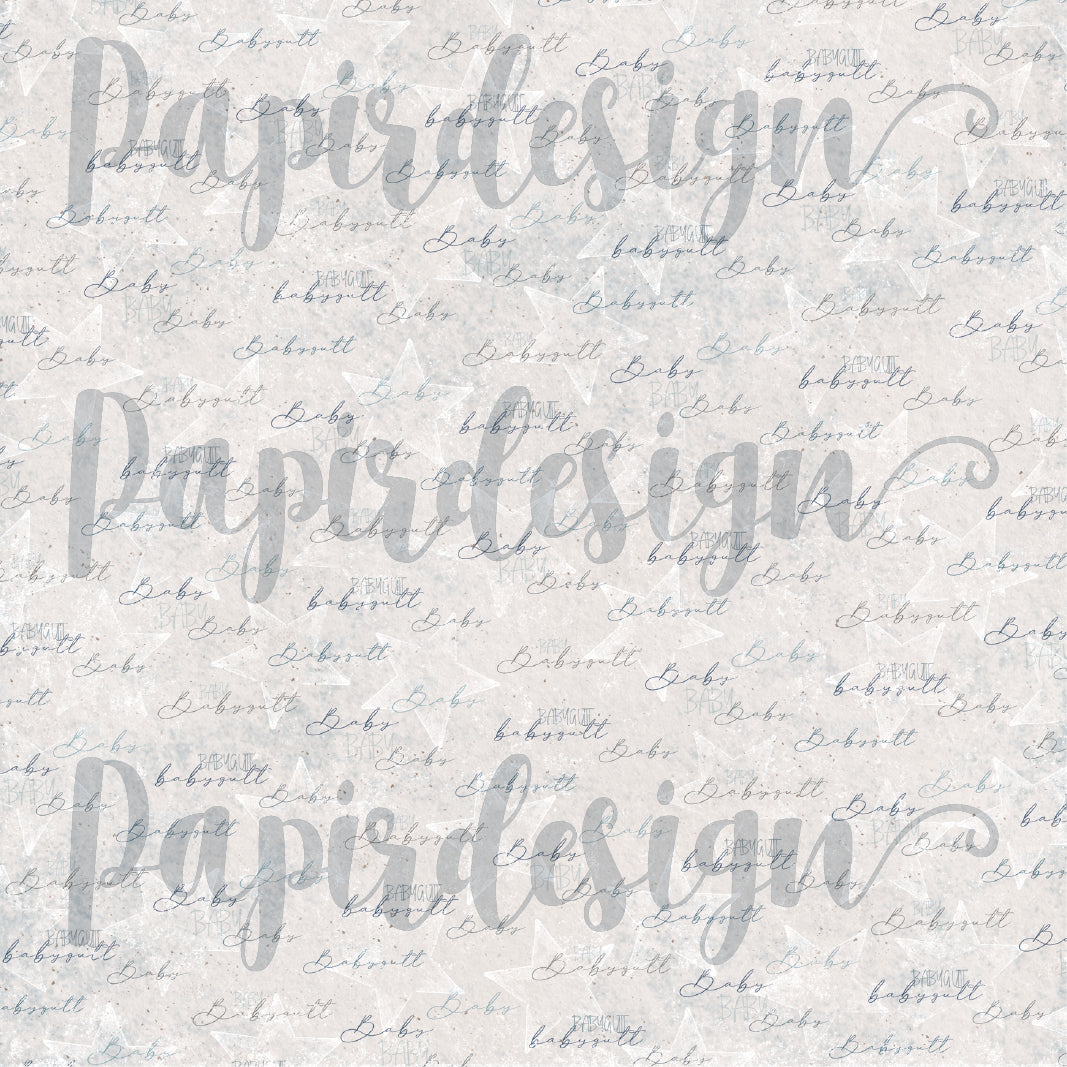 Papirdesign - Vårtegn - Babygutt  - 12x12"