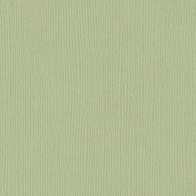 Bazzill Canvas 12 x 12 Pear grønn kartong