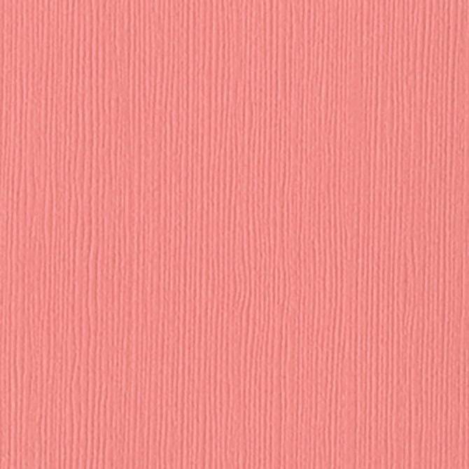 Bazzill - Grass Cloth - Piglet 12x12" rosa kartong