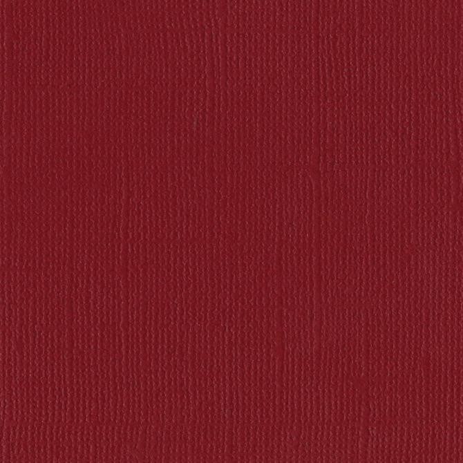 Bazzill Grass Cloth 12 x 12 Pomegranate rød kartong