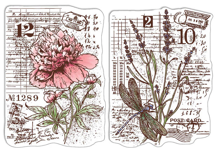 Ciao Bella - Clear Stamps - Sign of the times - Botanical Postcards