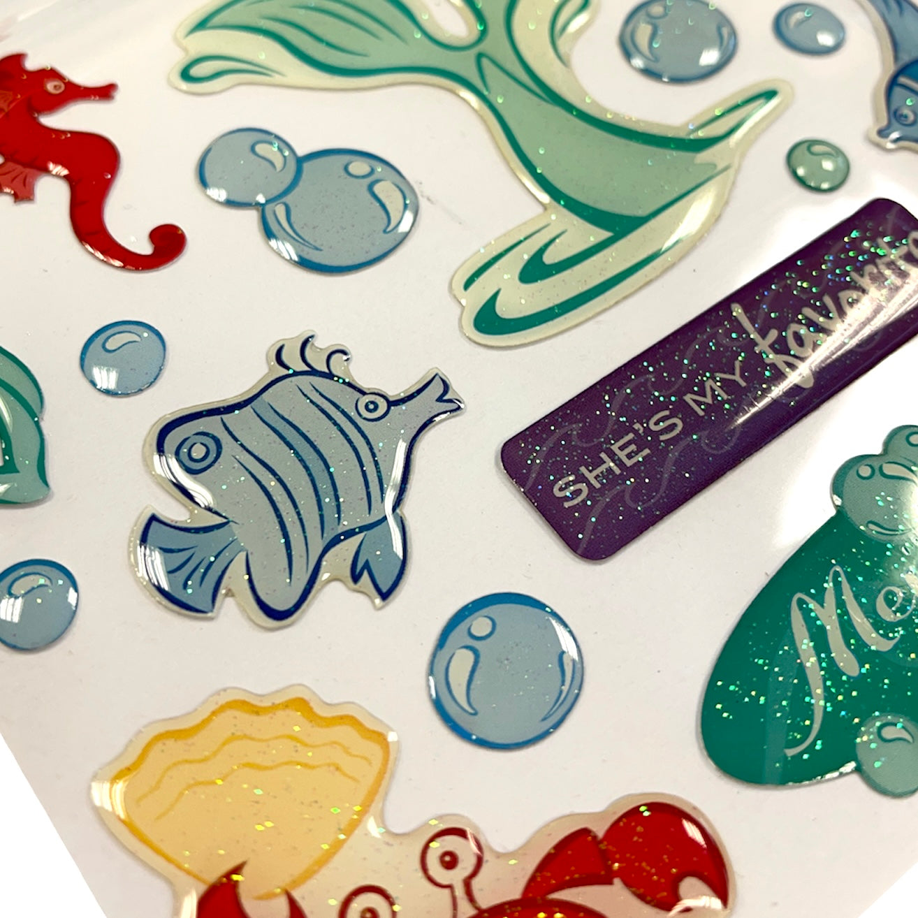 Creative Imagination - Epoxy stickers - Little mermaid