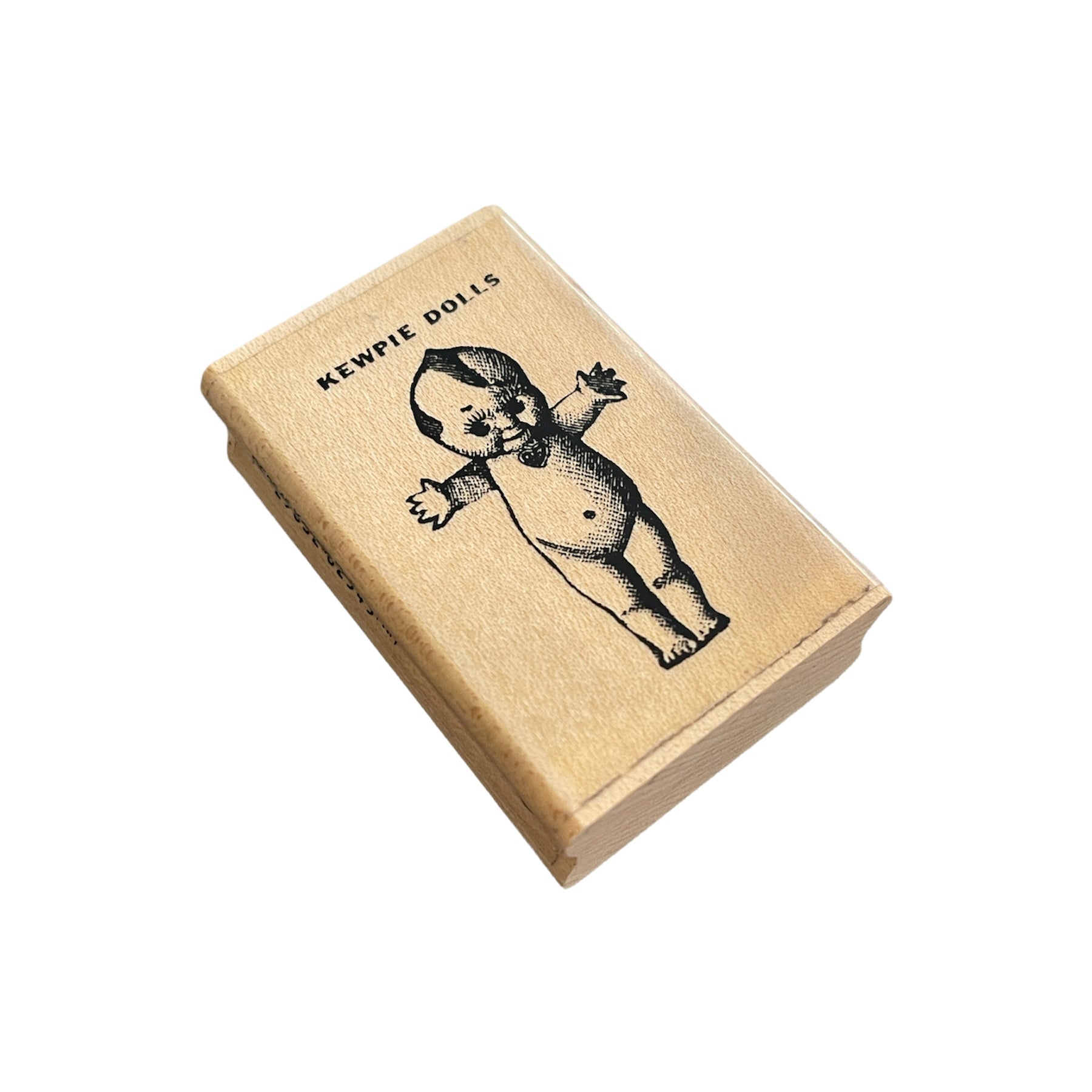 Hampton Art - Wood Mounted Stamp - Kewpie Doll