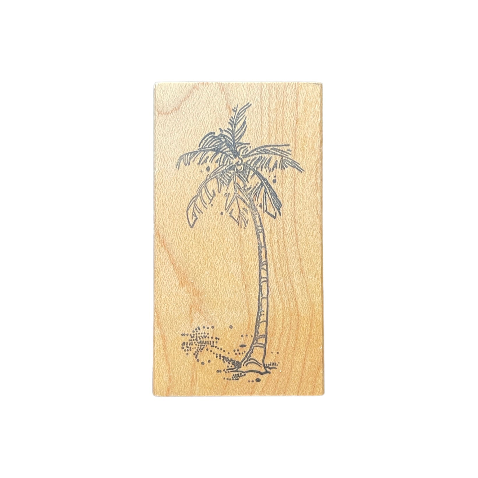The Stamp Pad - Wood Mounted Stamp - Palm Tree