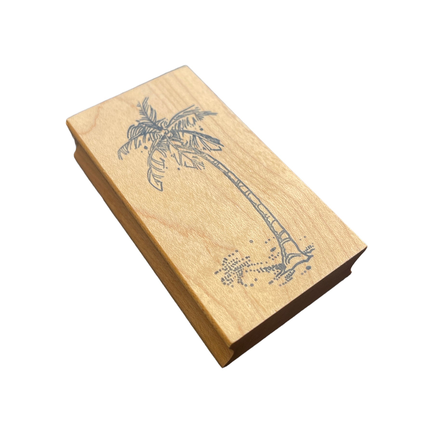 The Stamp Pad - Wood Mounted Stamp - Palm Tree